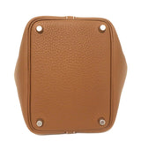 Hermes Picotin Lock 18 Bag Gold Clemence Leather Palladium Hardware NEW