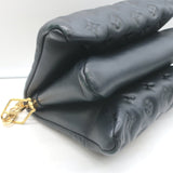 Louis Vuitton Coussin PM Crossbody Bag Black Monogram Embossed Leather