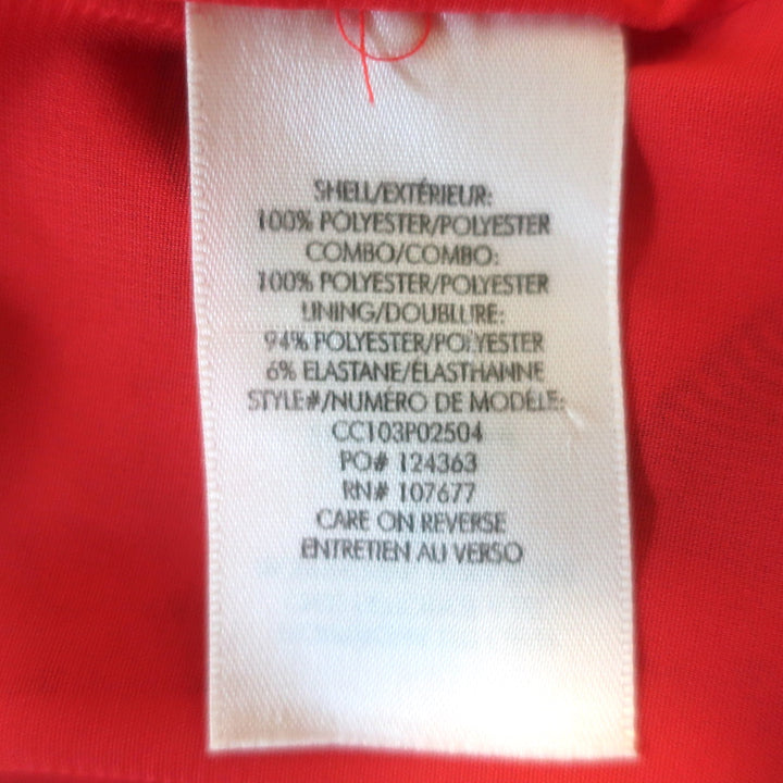 Alice + Olivia Collette Puff Sleeve Mini Dress Red Zebra Print Size 4
