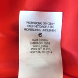 Alice + Olivia Collette Puff Sleeve Mini Dress Red Zebra Print Size 4