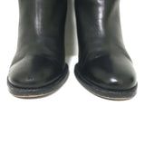 Ralph Lauren Collection Over the Knee Boots Black Leather Size 7