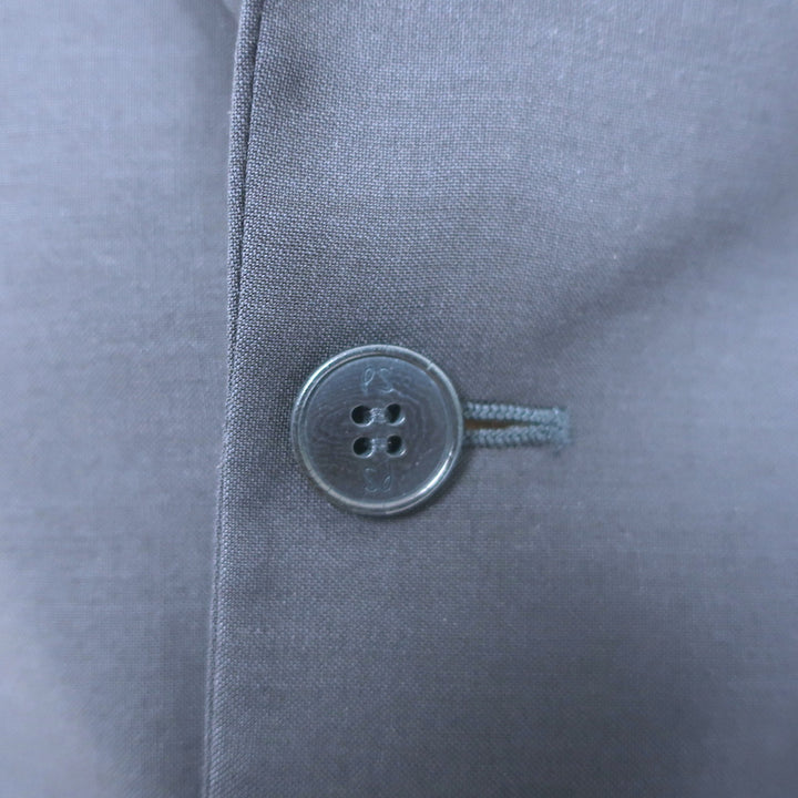 Paul Smith Tailored Fit Two-Button Suit Navy Wool-Mohair Size 38