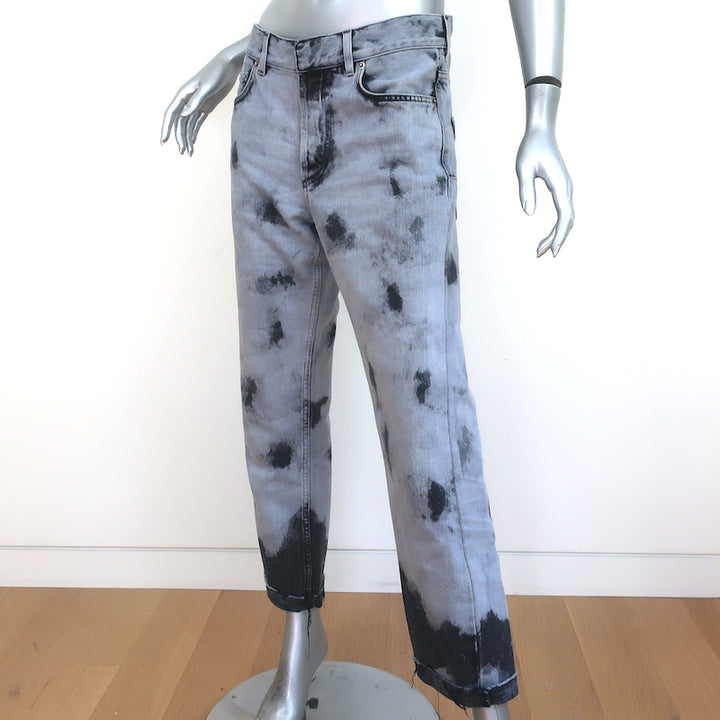Christian Dior 01 Tie Dye Jeans Gray Denim Size US 4