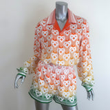 Casablanca Gradient Heart Monogram Shirt & Shorts Set Multi Size 36/Extra Small