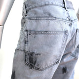 Christian Dior 01 Tie Dye Jeans Gray Denim Size US 4