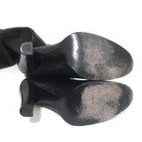 Ralph Lauren Collection Over the Knee Boots Black Leather Size 7