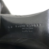 Ralph Lauren Collection Over the Knee Boots Black Leather Size 7