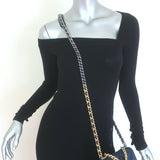 Chanel 19 Quilted Denim Wallet on Chain Indigo Small Crossbody Bag