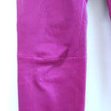 Balenciaga Stretch Leather Leggings Orchid Size 36