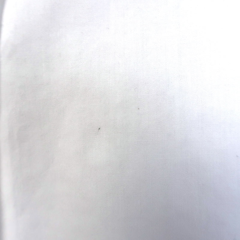 Miu Miu Gathered-Yoke Button Down Shirt White Cotton Poplin Size 44