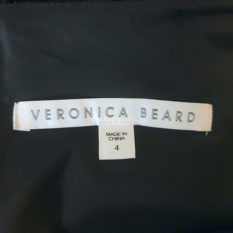 Veronica Beard Warren Lace Midi Skirt Black Size 4