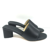 Bottega Veneta The Band Mules Black Leather Size 40 Slide Sandals