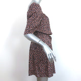 Rebecca Taylor Belted Mini Dress Multicolor Floral Print Size 2