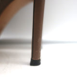 Authentic pre-owned Valentino Rockstud double-strap ankle boots in brown leather