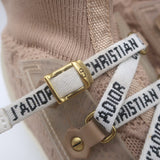 Christian Dior Walk'n'Dior Cannage Technical Mesh Sneakers Nude Size 38.5