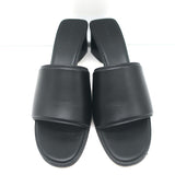 Bottega Veneta The Band Mules Black Leather Size 40 Slide Sandals