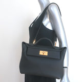 Hermes 24/24 Bag 29 Black Togo Leather Gold Hardware NEW