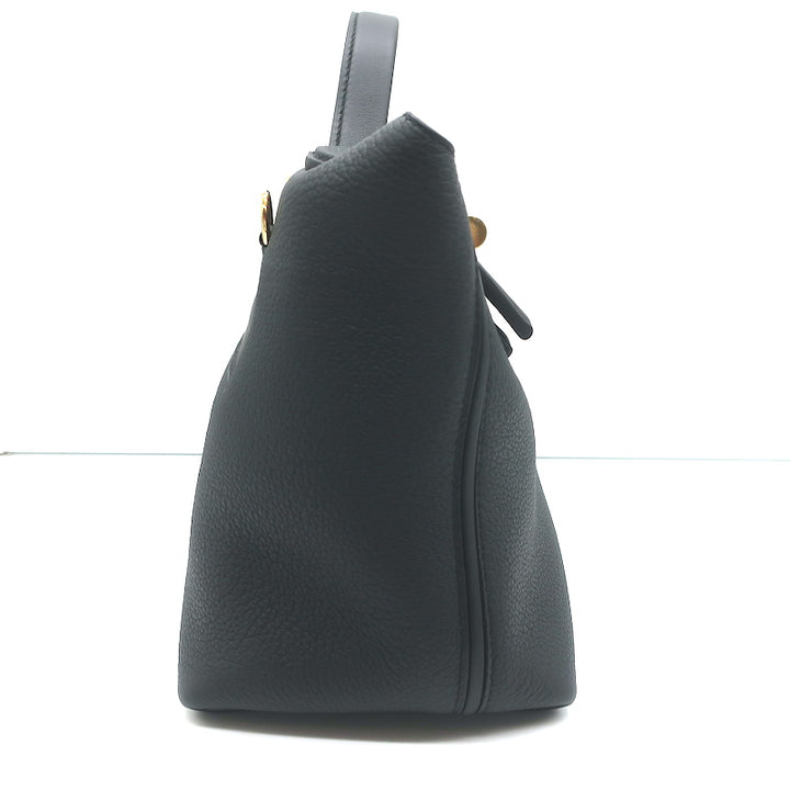 Hermes 24/24 Bag 29 Black Togo Leather Gold Hardware NEW