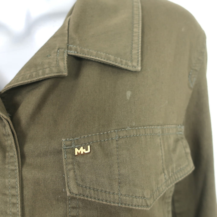 Marc by Marc Jacobs Field Jacket Army Green Cotton Size Extra Small