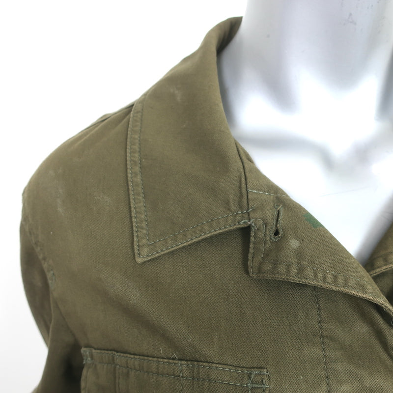 Marc by Marc Jacobs Field Jacket Army Green Cotton Size Extra Small