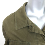 Marc by Marc Jacobs Field Jacket Army Green Cotton Size Extra Small