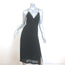 Rag & Bone Anais Tulle-Paneled Midi Dress Black Silk Size Extra Extra Small