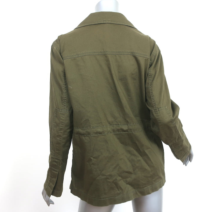Marc by Marc Jacobs Field Jacket Army Green Cotton Size Extra Small