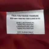 Apparis Manon Faux Fur Coat Rose Pink Size Extra Small NEW