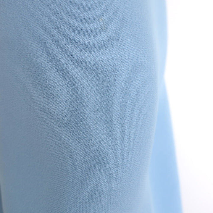 Andrew Gn Embellished Wide-Leg Belted Jumpsuit Sky Blue Crepe Size 40