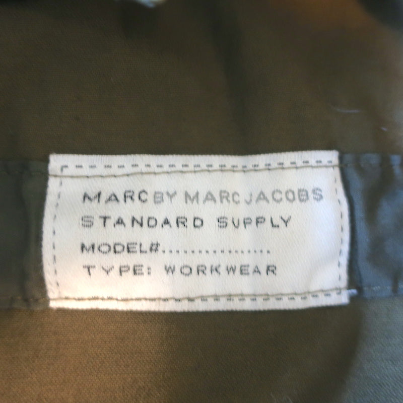 Marc by Marc Jacobs Field Jacket Army Green Cotton Size Extra Small