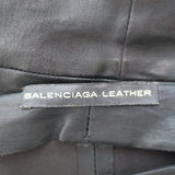 Balenciaga Stretch Leather Leggings Black Size 36