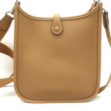 Hermes Mini Evelyne 16 TPM Crossbody Bag Biscuit Clemence Leather NEW