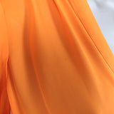 Veronica Beard Roksanda Button-Front Midi Dress Tangerine Silk-Blend Size 4