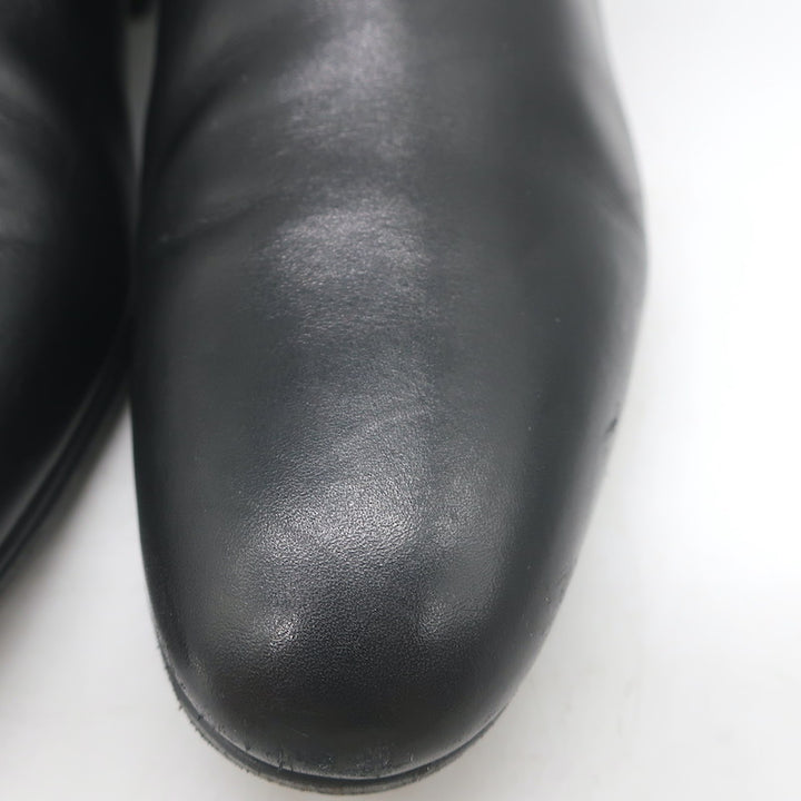 Saint Laurent Blake Jodhpur Ankle Boots Black Leather Size 38.5