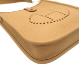 Hermes Mini Evelyne 16 TPM Crossbody Bag Biscuit Clemence Leather NEW