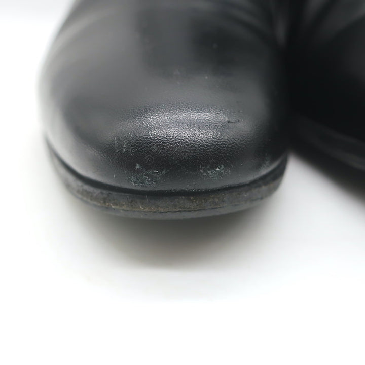 Saint Laurent Blake Jodhpur Ankle Boots Black Leather Size 38.5