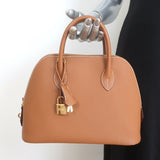 Hermes 2023 Bolide 1923 25 Bag Gold Epsom Leather NEW