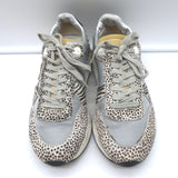 Golden Goose Running Sole sneakers in zebra and leopard calf hair, pre-owned luxury