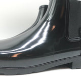 Hunter Refined Chelsea Gloss Rain Boots Black Size 11 Ankle Boots