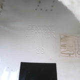 Golden Goose Mid Star Glitter Heel Tab Sneakers White & Beige Leather Size 39