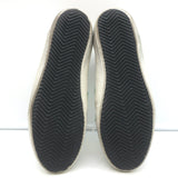 Golden Goose Mid Star Glitter Heel Tab Sneakers White & Beige Leather Size 39