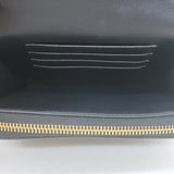 Stella McCartney Perforated Logo Mini Crossbody Bag Black Faux Leather Wallet