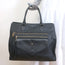 Thakoon Front-Pocket Tote Black Leather & Suede Large Shoulder Bag