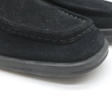 Salvatore Ferragamo Lace-Up Desert Shoes Black Suede Size 9