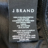 J Brand Christa Leather Mini Skirt Black Size Small