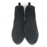 Prada Chelsea Boots Black Suede Size 37.5 Flat Ankle Boots