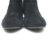 Prada Chelsea Boots Black Suede Size 37.5 Flat Ankle Boots