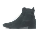 Prada Chelsea Boots Black Suede Size 37.5 Flat Ankle Boots