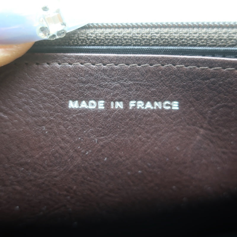 Chanel 2005 CC Wallet on Chain Dark Brown Leather Crossbody