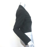 Stella McCartney Cropped Double Breasted Blazer Black Size 42